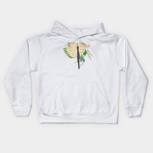 Doggerel Moth with Fountain Pen Kids Hoodie